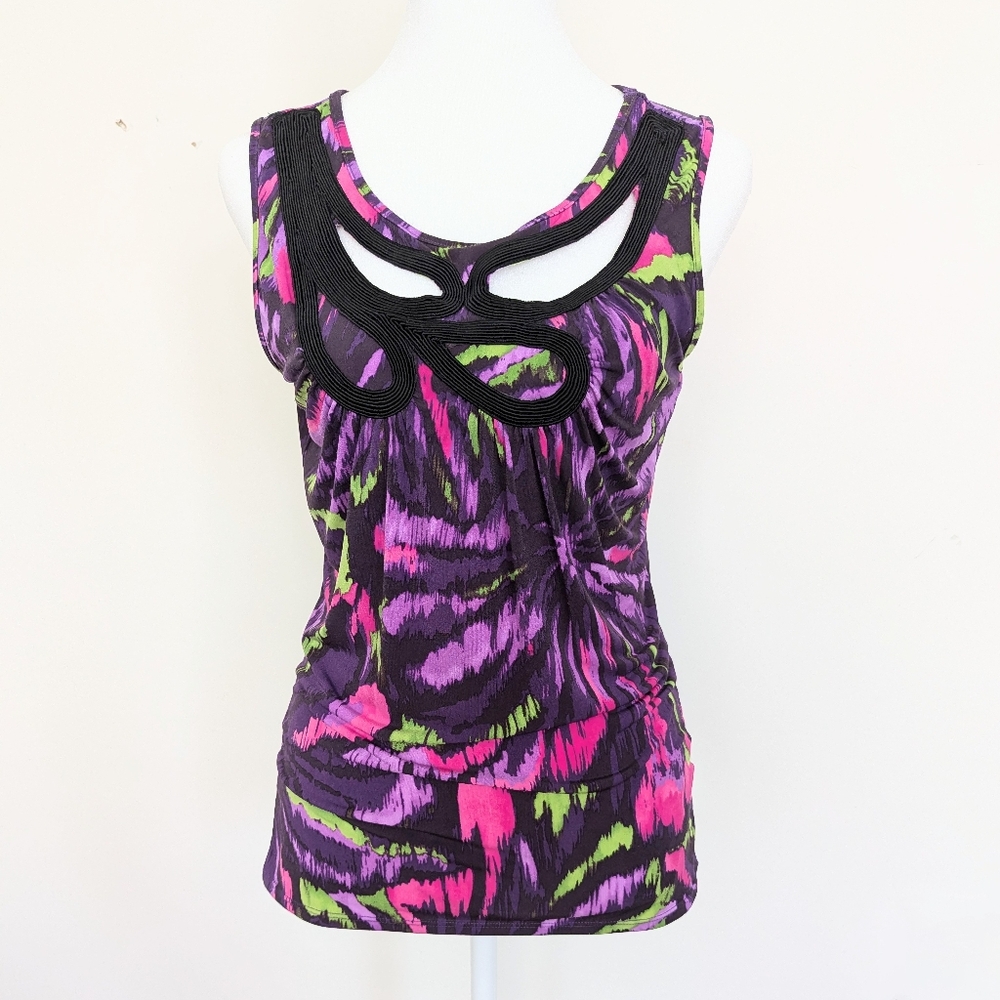 Antonio Melani Cutout Blouse Tank Top - Size XS
